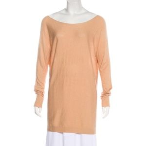 VINCE Scoop Neck Knit Tunic Top Small